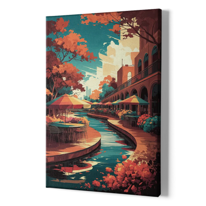 San Antonio Cultural Heritage - Canvas Print Art Sides