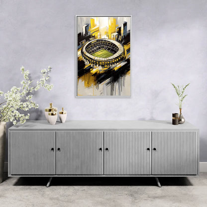 Columbus Crew FC Legacy - Living Room White Frame Canvas