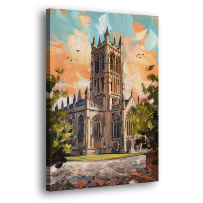 Durham Historic Architecture - Canvas Print Art Sides