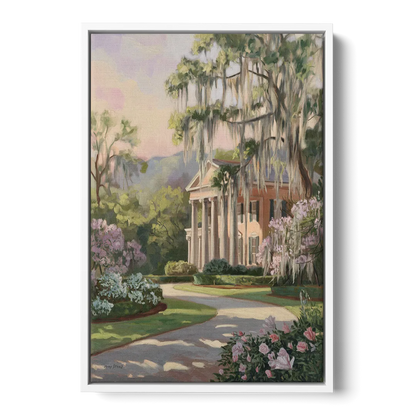 Augusta Timeless Southern Beauty - White Frame Canvas