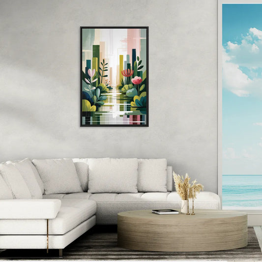 VanDusen Botanical Garden - Living Room Black Frame Canvas