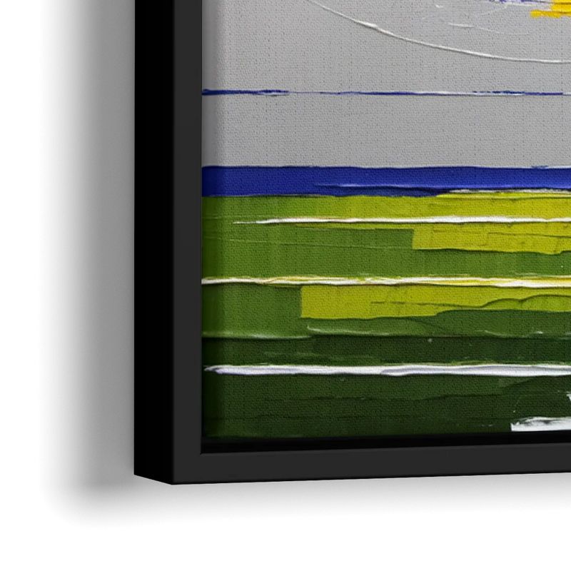 Los Angeles Rams Super Bowl Champions - Close-Up Black Frame Canvas