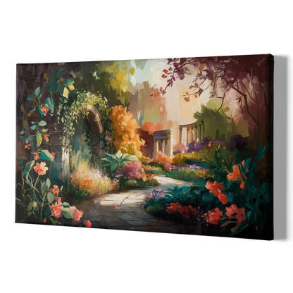 Oxford Botanical Gardens - Canvas Print Art Sides
