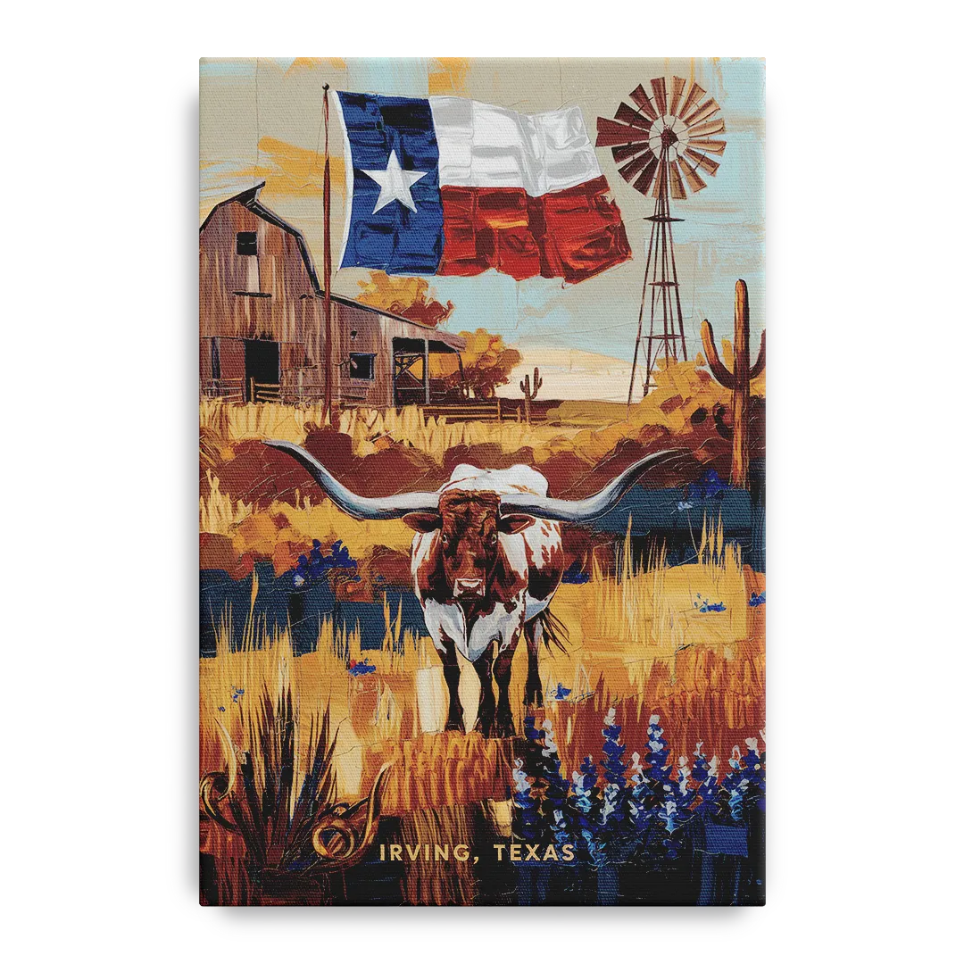 Irving Texas Pride - Canvas Wall Art