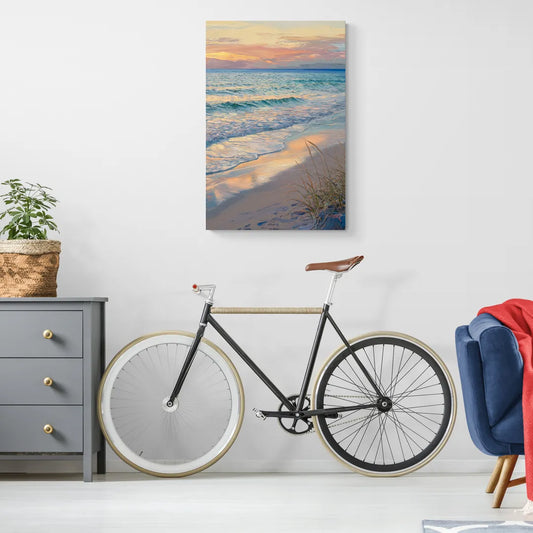 Hilton Head Island Sunset Beach View - Canvas Wall Art Living Room