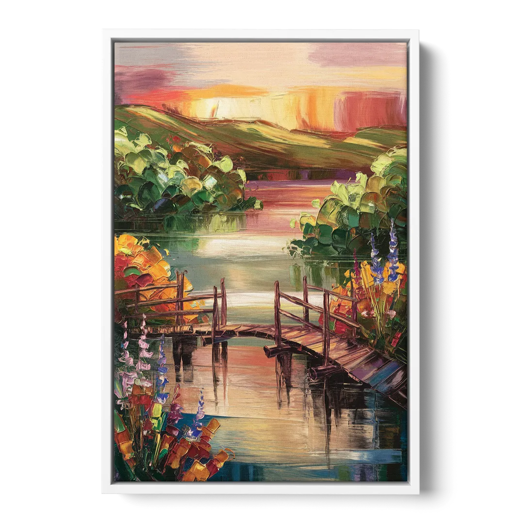 Irvine Scenic Beauty - White Frame Canvas