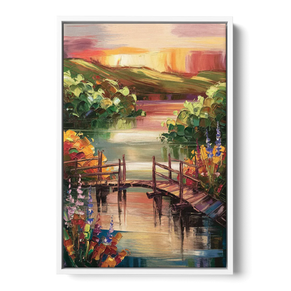 Irvine Scenic Beauty - White Frame Canvas