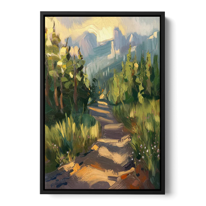 Bozeman Nature Trails - Black Frame Canvas