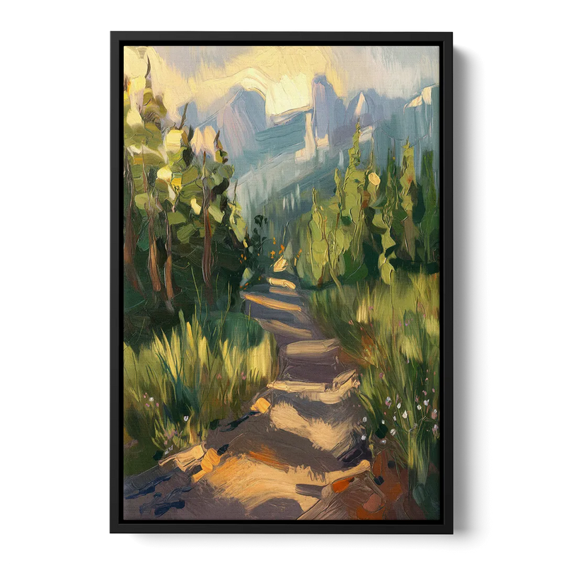 Bozeman Nature Trails - Black Frame Canvas