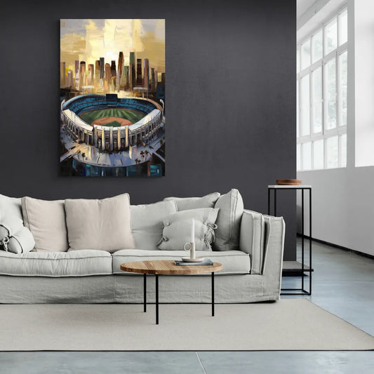 Los Angeles Dodgers Stadium - Canvas Wall Art Living Room