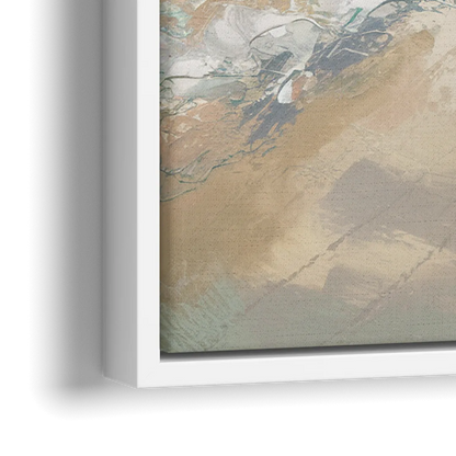 Naples Florida Ocean Breeze - Close-Up White Frame Canvas