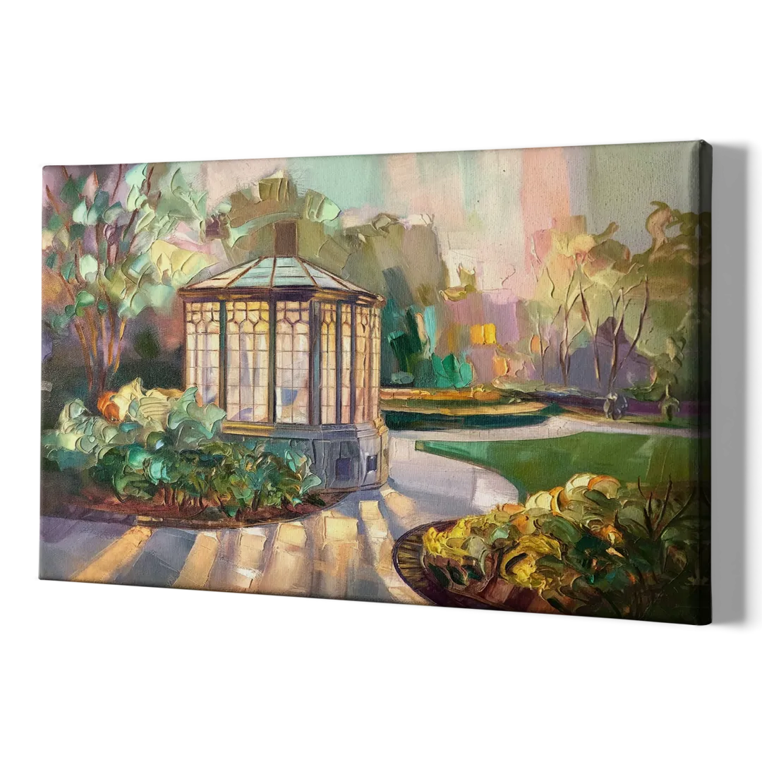St. Louis Forest Park Landscape - Canvas Print Art Sides