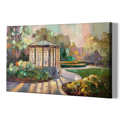St. Louis Forest Park Landscape - Canvas Print Art Sides
