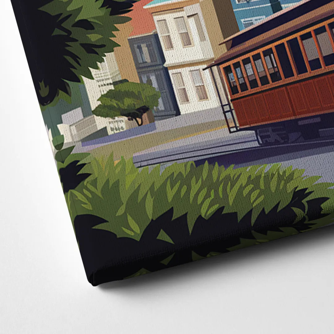 San Francisco Urban Landscape Canvas Close Up