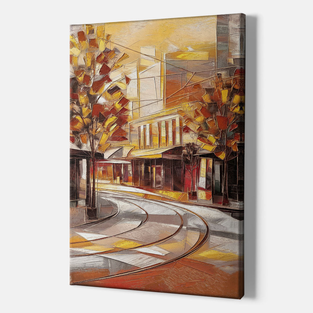 Little Rock River Market View - Canvas Wall Art Indoor