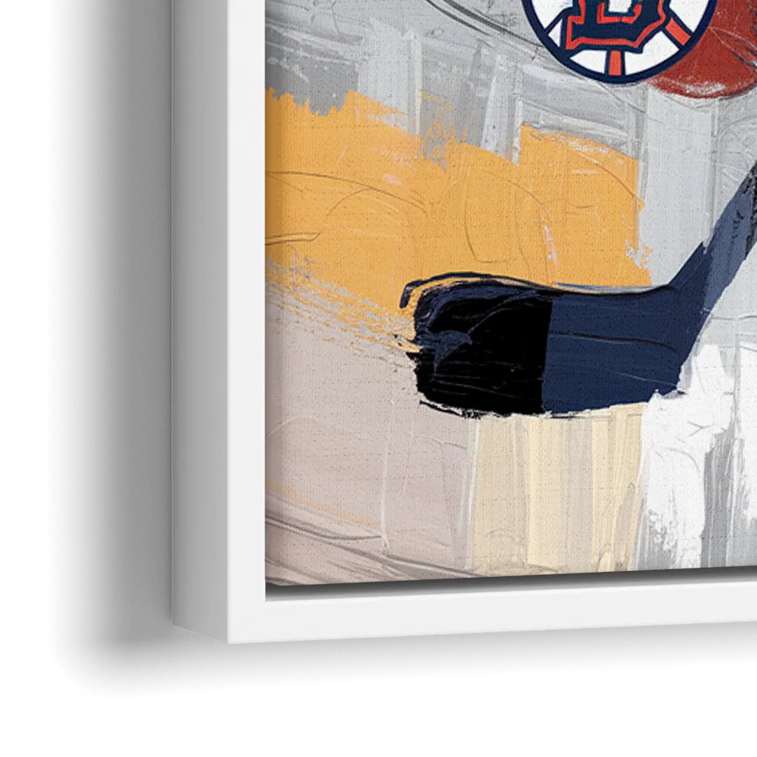 Boston Sports Teams Tribute - Close-Up White Frame Canvas