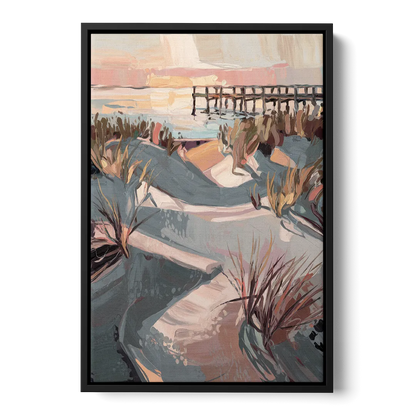 Chesapeake Bay Tranquility - Black Frame Canvas