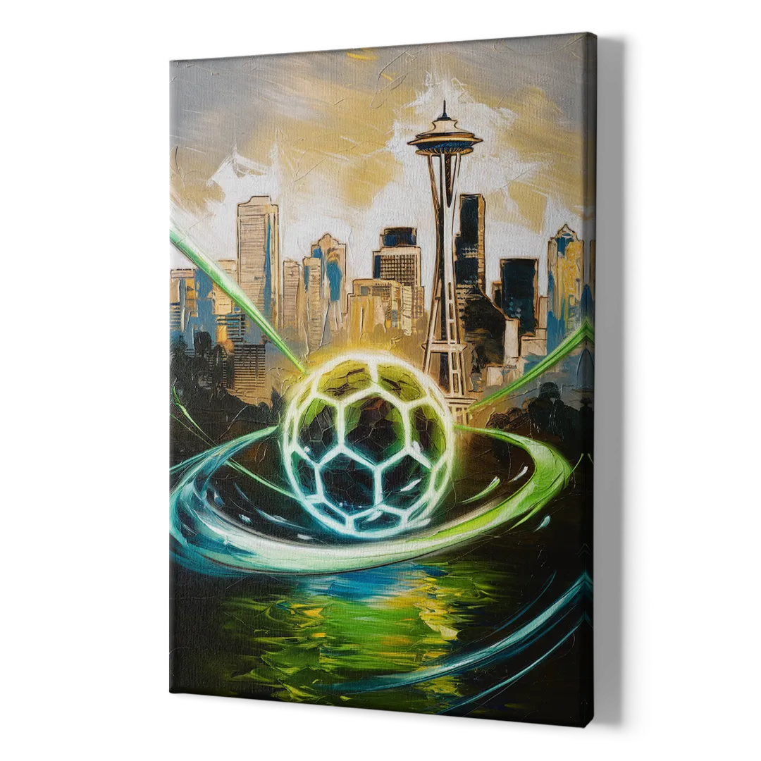 Seattle Sounders FC Spirit - Canvas Print Art Sides
