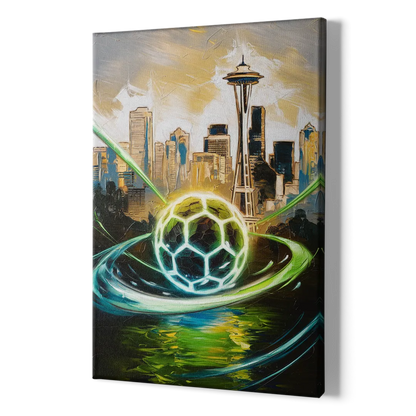 Seattle Sounders FC Spirit - Canvas Print Art Sides