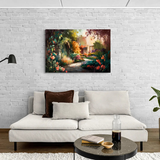 Oxford Botanical Gardens - Canvas Wall Art Living Room