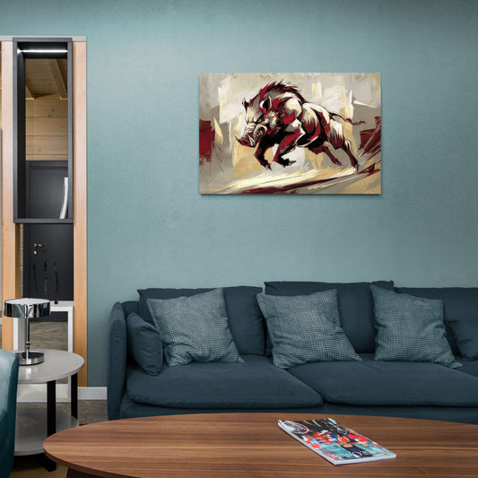 Fayetteville Razorbacks Pride - Canvas Wall Art Living Room