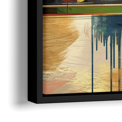 Cleveland Historic Landmarks - Close-Up Black Frame Canvas