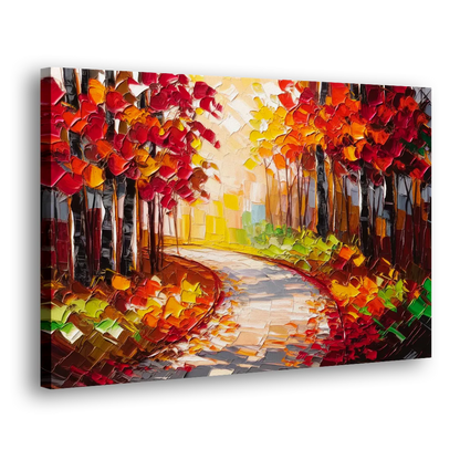 Ashland Autumn Forest - Canvas Print Art Sides