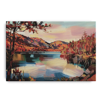 Lake Placid Adirondack Serenity - Canvas Wall Art