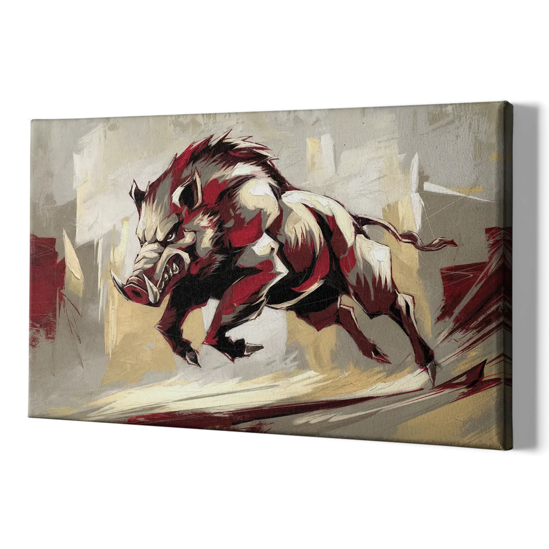 Fayetteville Razorbacks Pride - Canvas Print Art Sides