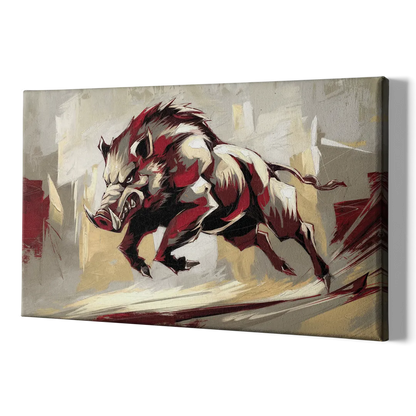 Fayetteville Razorbacks Pride - Canvas Print Art Sides