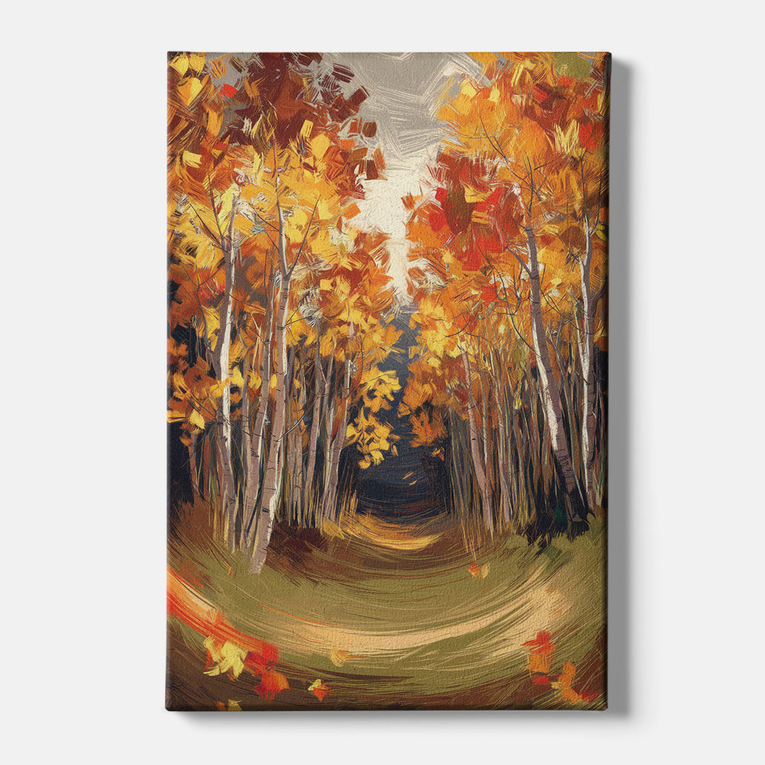 Aspen Quaking Leaves - Canvas Wall Art