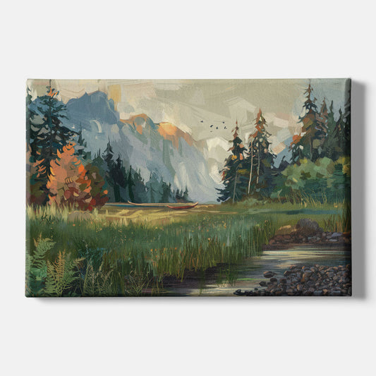 Eugene Pacific Northwest Style - Canvas Wall Art
