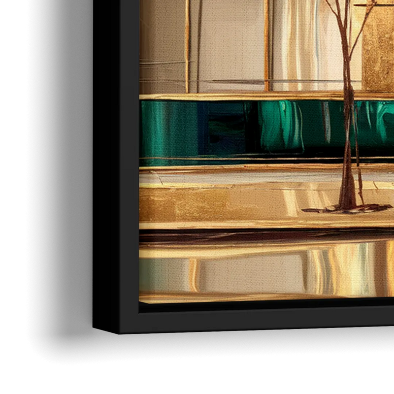 Chandler Artistic Vibes - Close-Up Black Frame Canvas