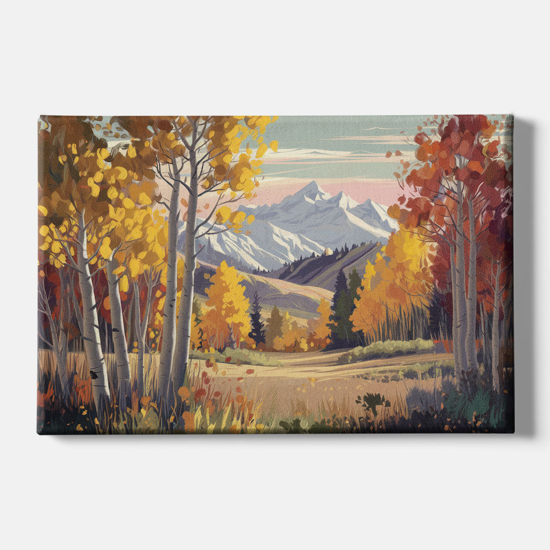 Aspen Majestic Landscape - Canvas Wall Art