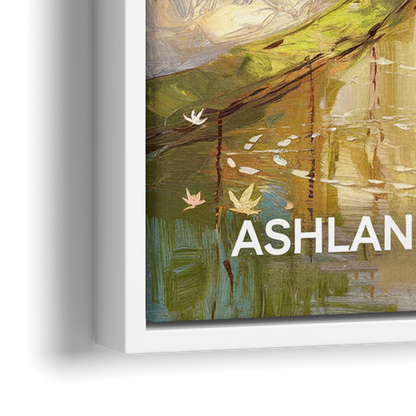 Ashland Local Park Serenity - Close-Up White Frame Canvas