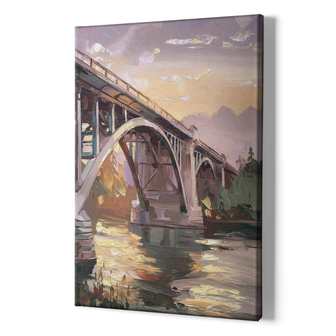 Spokane Historic Landmarks - Canvas Print Art Sides