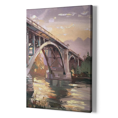 Spokane Historic Landmarks - Canvas Print Art Sides