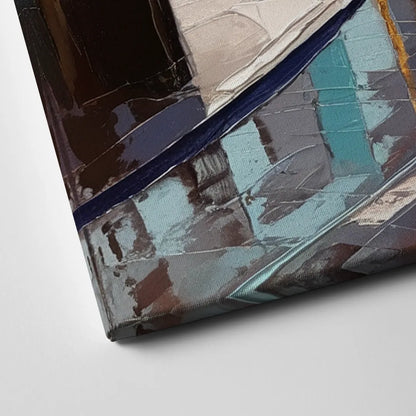 New York City Wall Street Vibes Flags Canvas Close Up