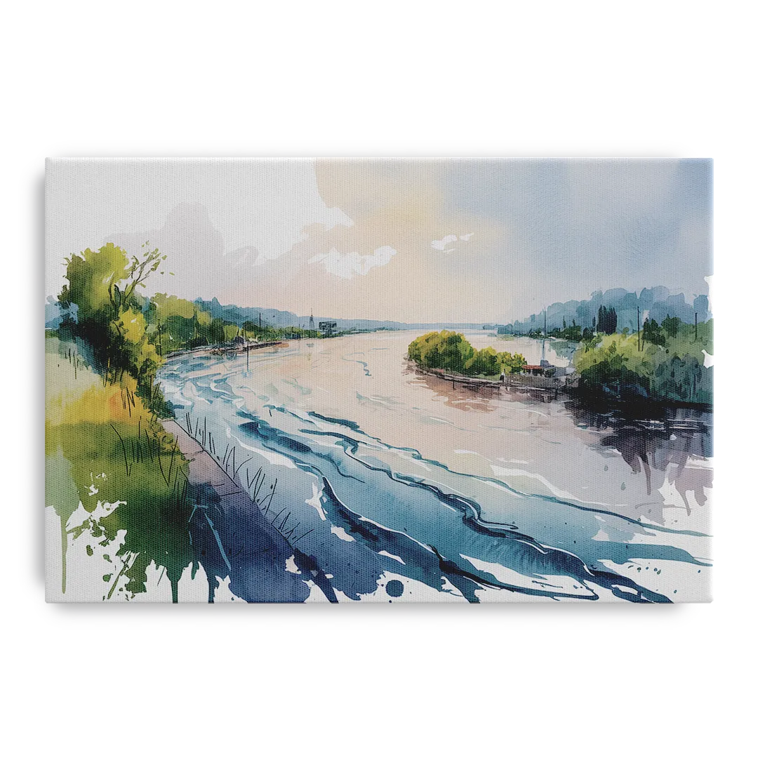 Saint Lawrence River View - Canvas Wall Art