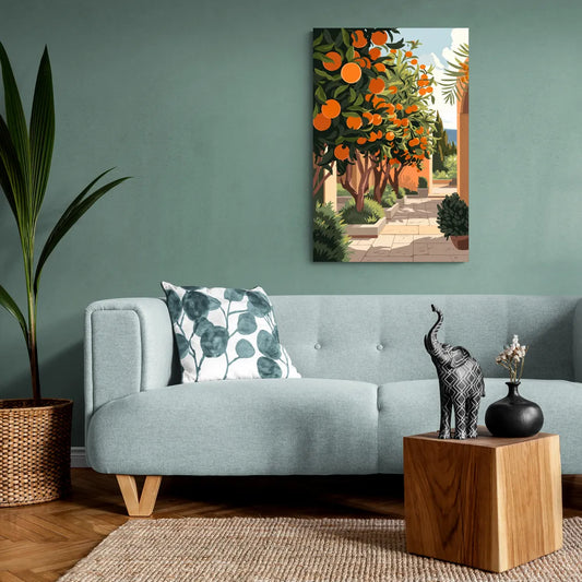 Orlando Citrus Grove Design - Canvas Wall Art Living Room