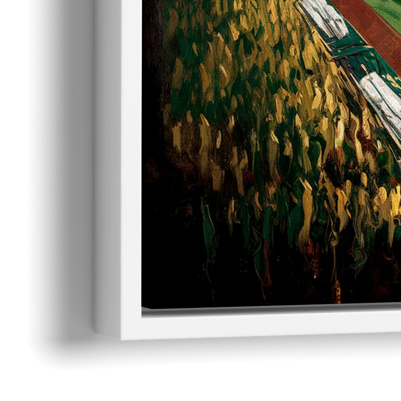 Oakland Athletics Stadium - Close-Up White Frame Canvas