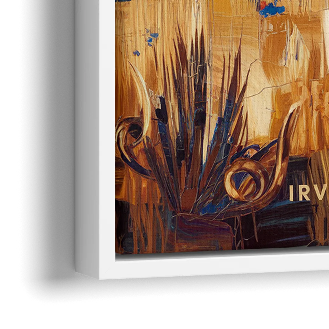 Irving Texas Pride - Close-Up White Frame Canvas