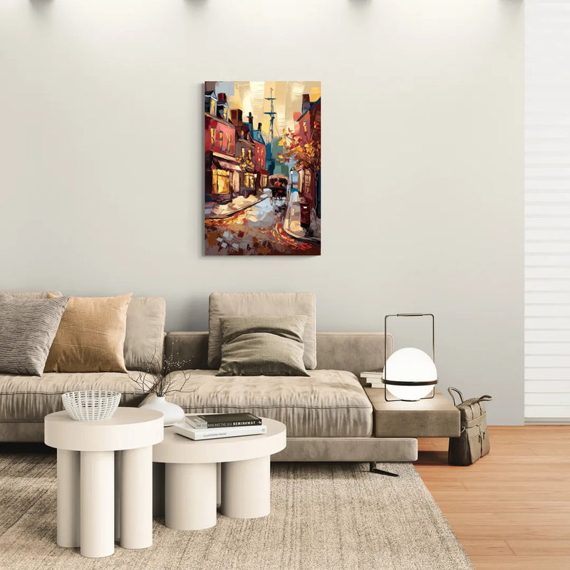 Salem New England Streets - Canvas Wall Art Living Room