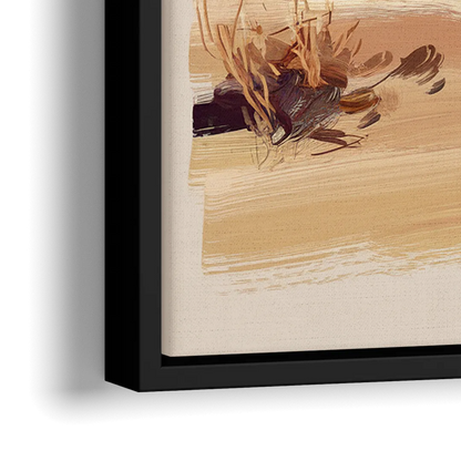 Marfa Scenic Beauty - Close-Up Black Frame Canvas