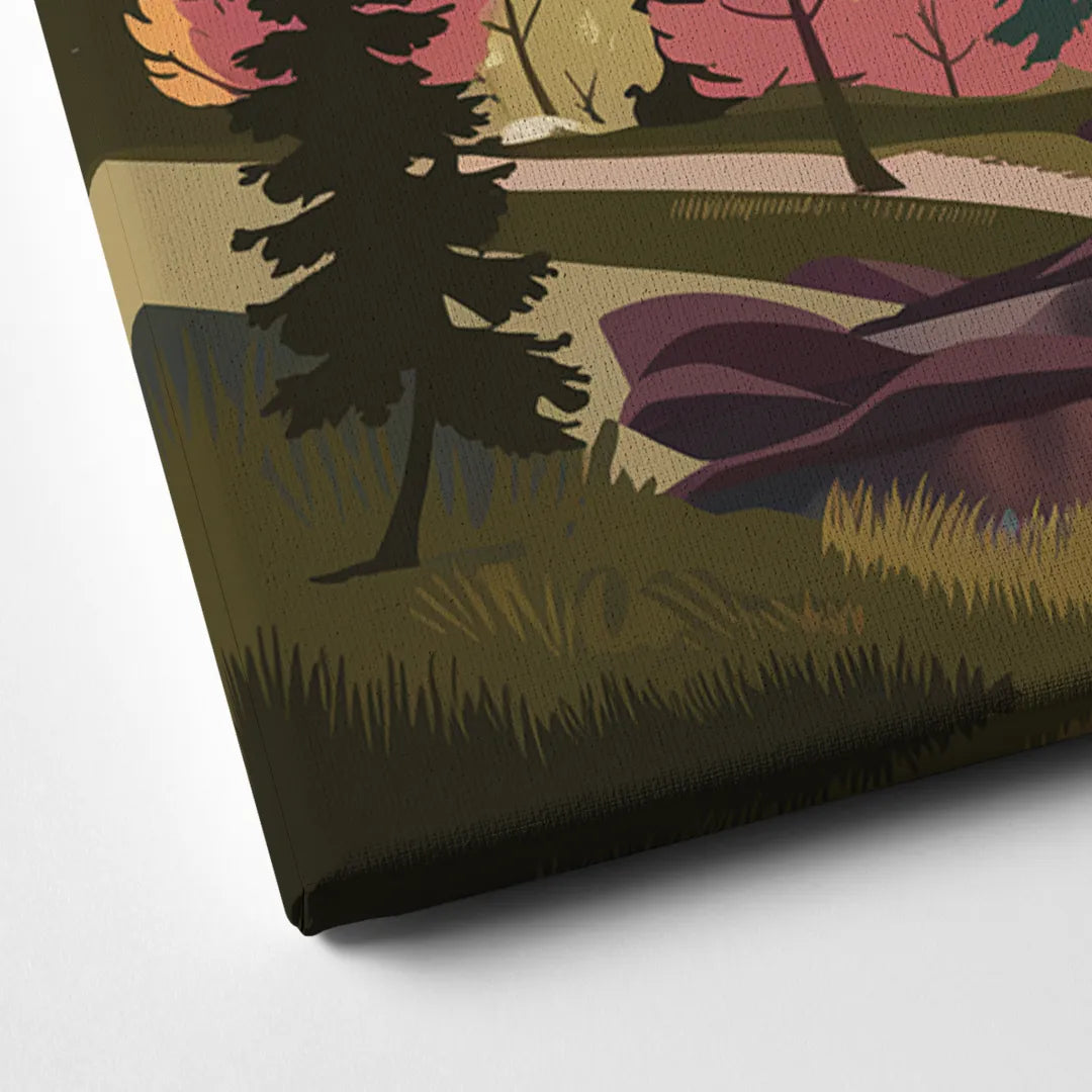 Telluride Alpine Landscape Canvas Close Up