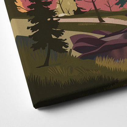 Telluride Alpine Landscape Canvas Close Up