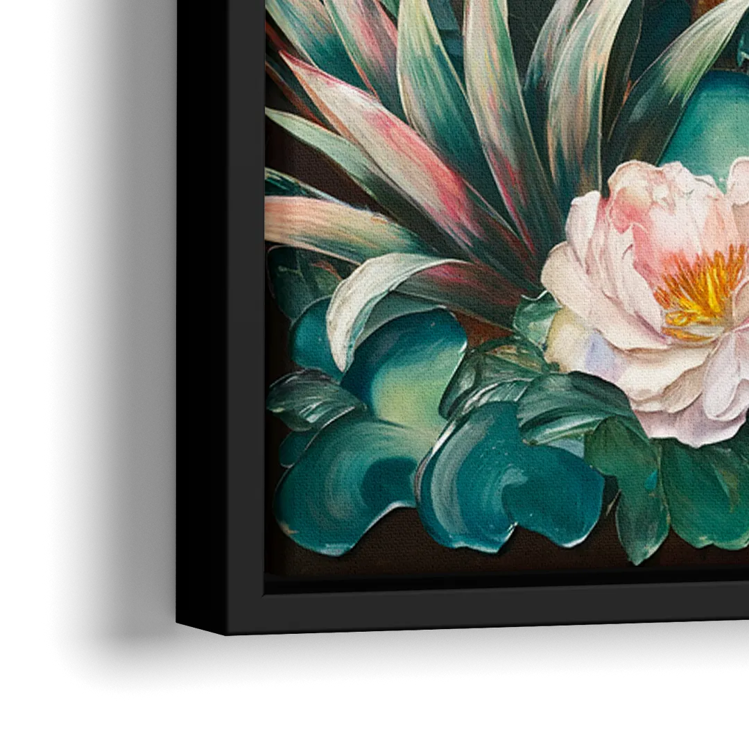 Huntsville Botanical Garden Bliss - Close-Up Black Frame Canvas