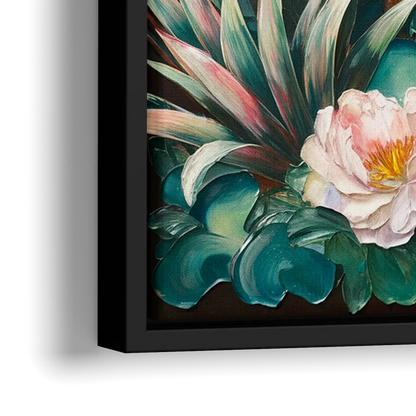 Huntsville Botanical Garden Bliss - Close-Up Black Frame Canvas