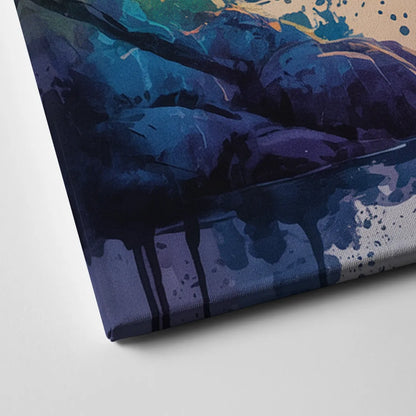 Vancouver Island Mist Canvas Close Up