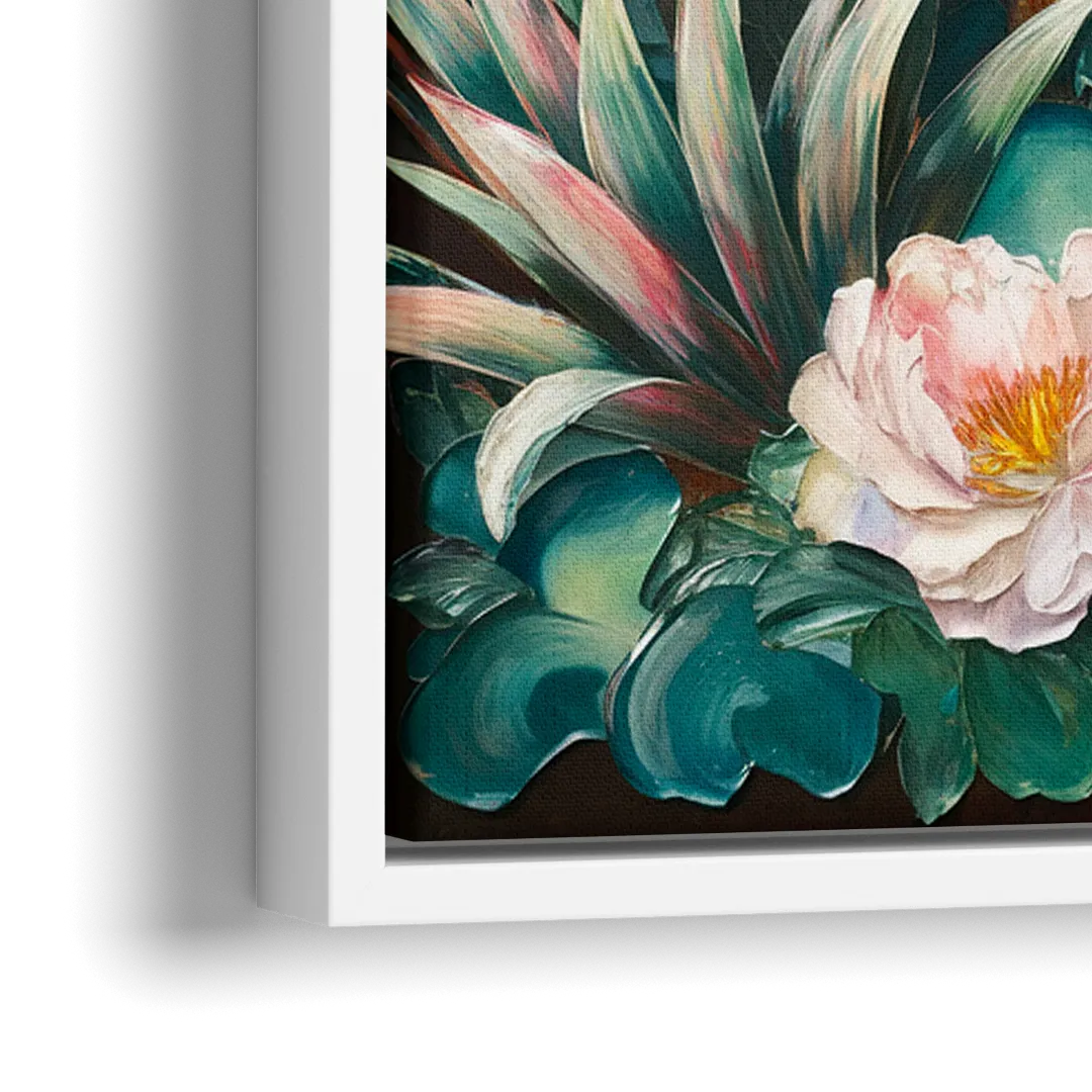 Huntsville Botanical Garden Bliss - Close-Up White Frame Canvas